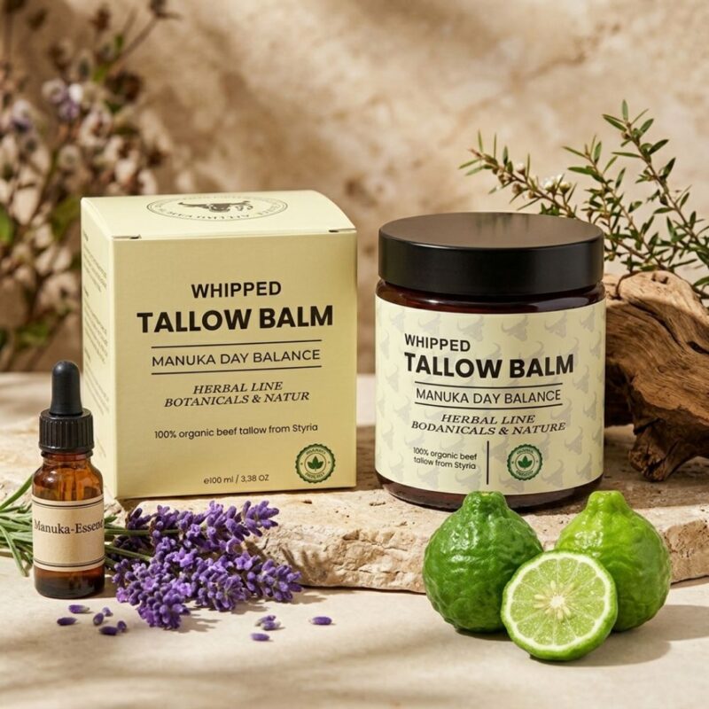 Natürliche Gesichtspflege mit Tallow und Manuka Honig