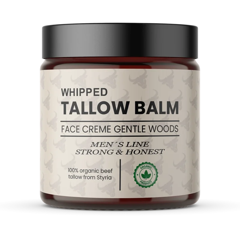 Tallow Face Creme Gentle Woods natürliche Gesichtscreme mit Rindertalg
