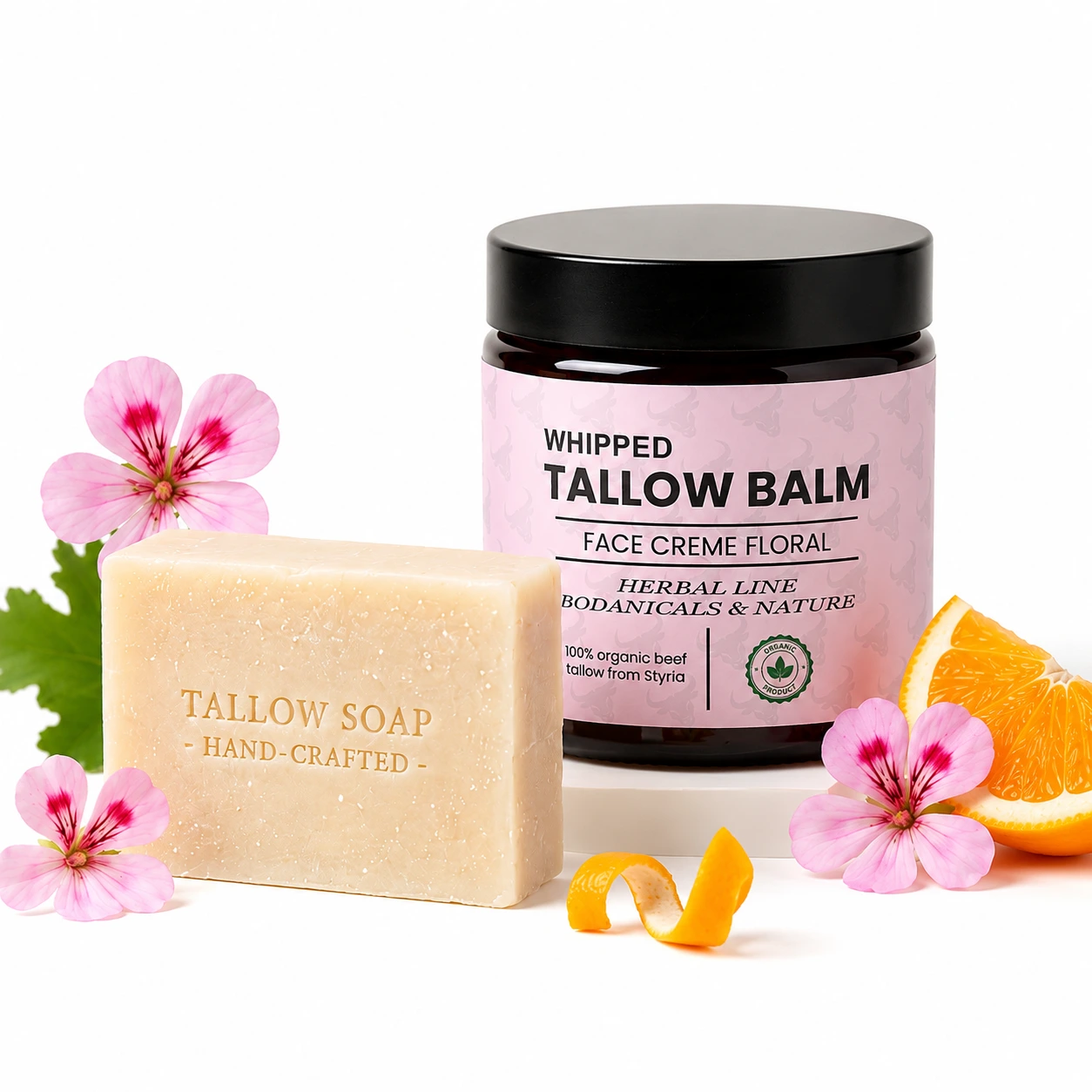 Tallow Pflegeroutine Set Floral Naturkosmetik